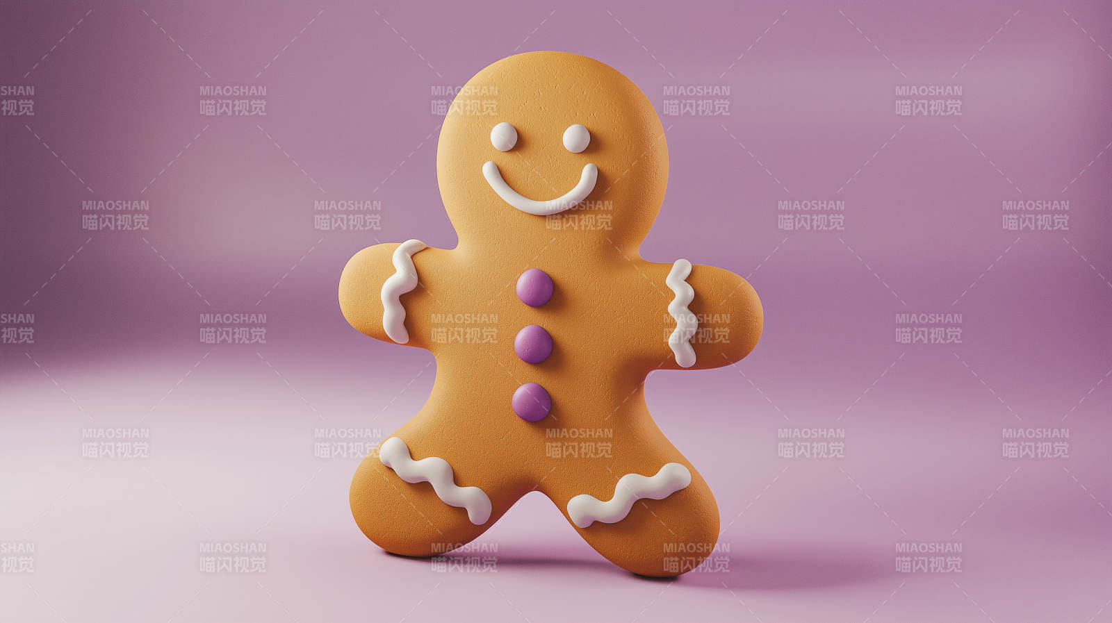 圣诞姜饼人图片