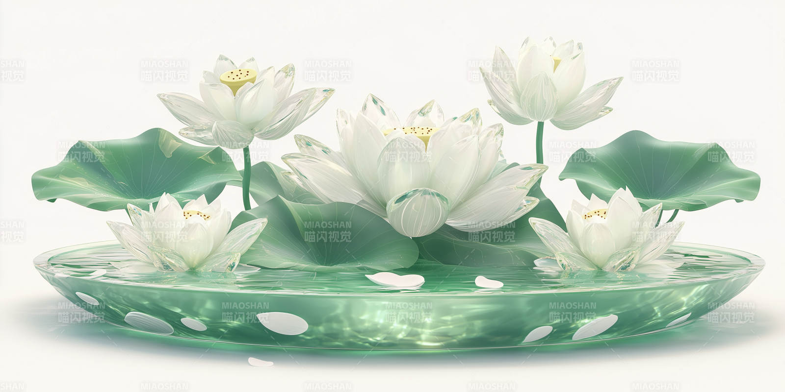 宁静致远的莲花图片