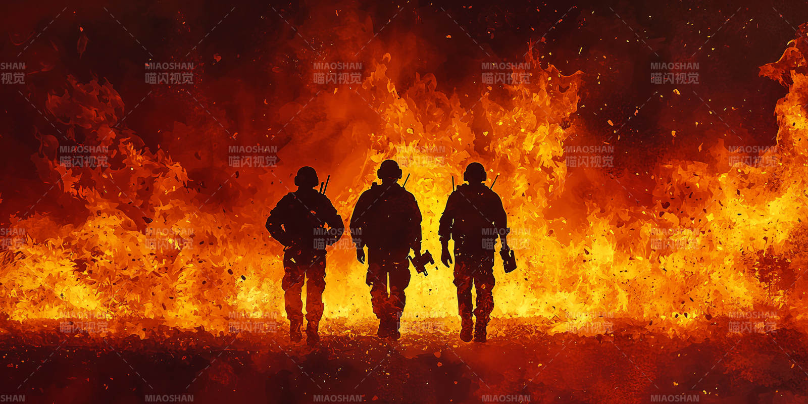 烈火中的逆行者图片