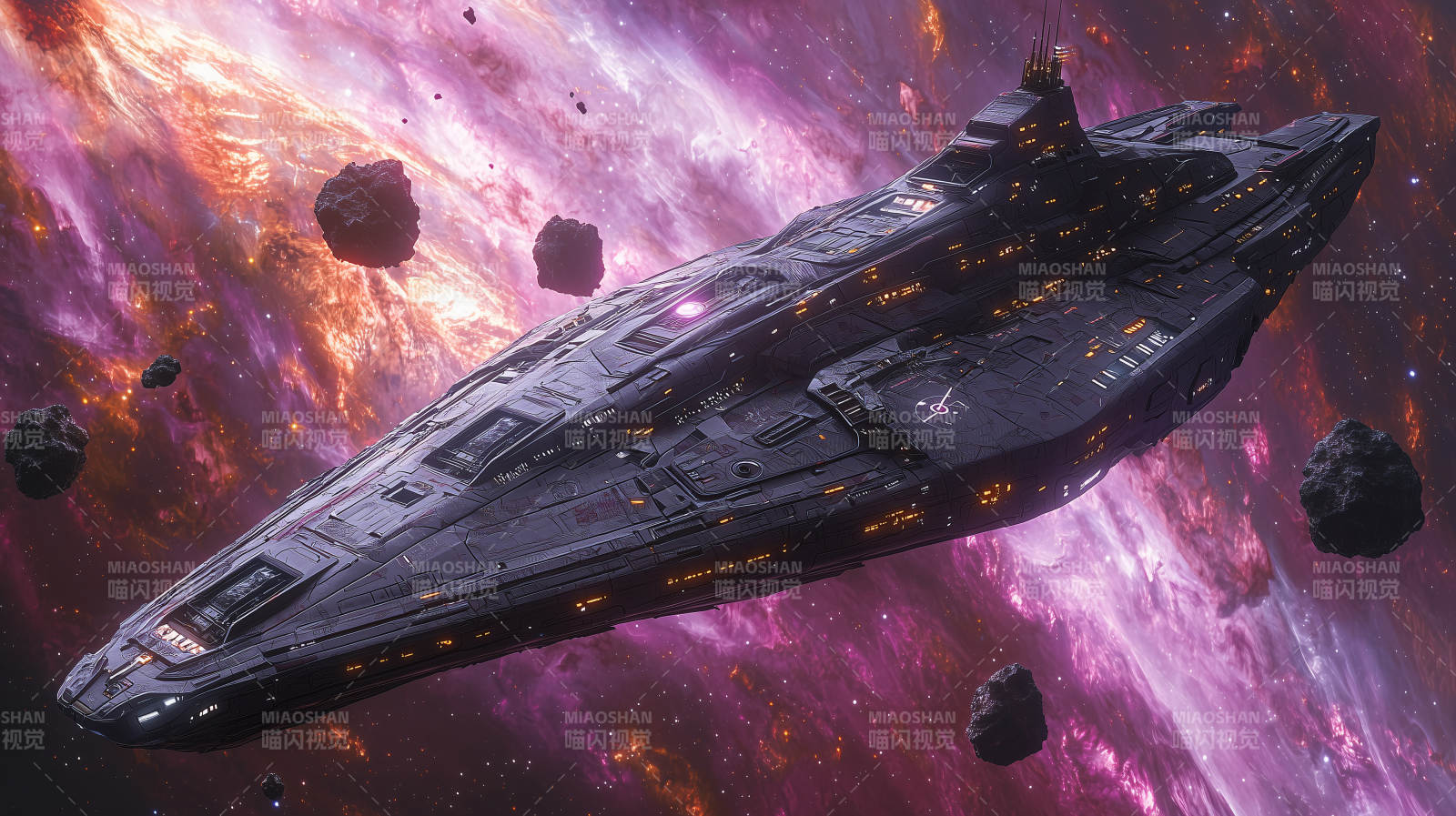 星际战舰穿越星云图片