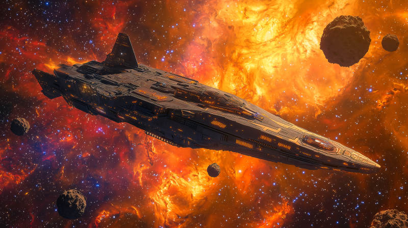 星际战舰穿越星云图片