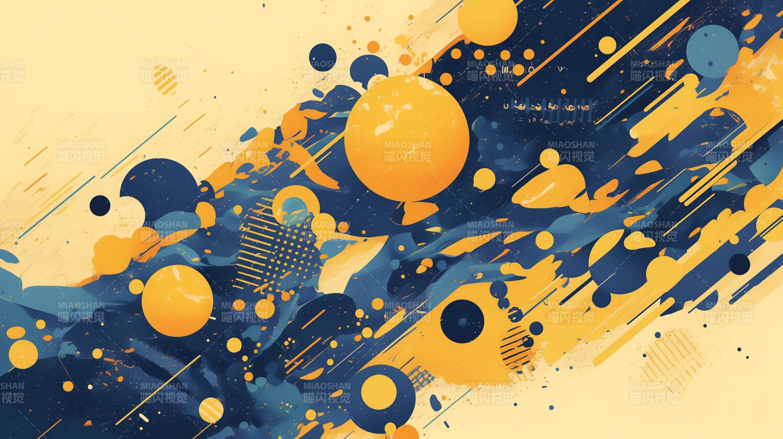 色彩碰撞艺术图片