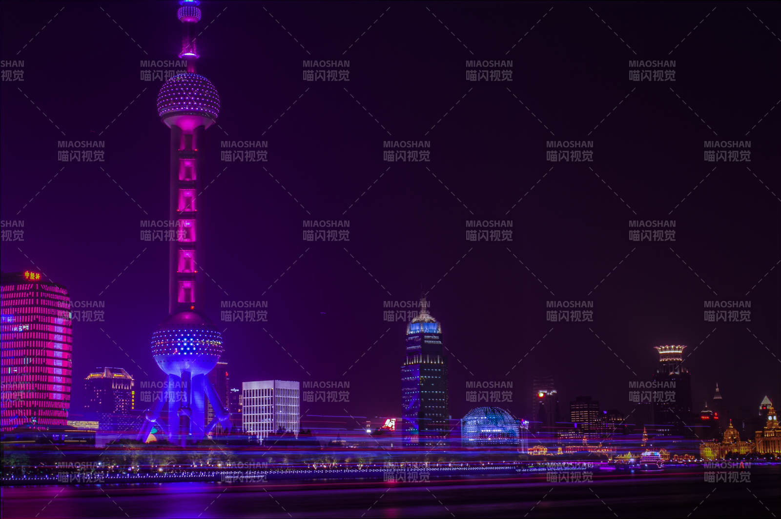 夜上海东方明珠图片
