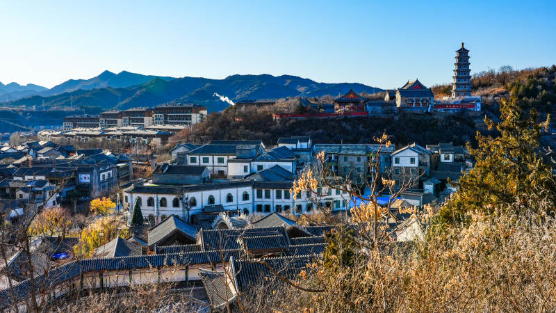 北京古北水镇古韵秋景图片