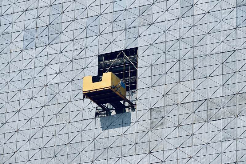 建筑外立面施工图片