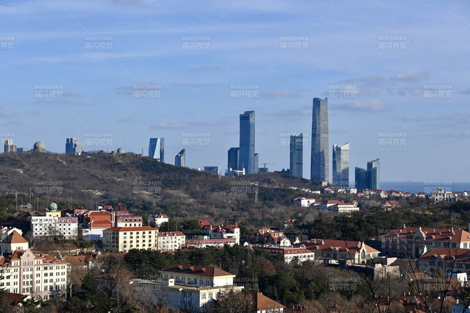 城市天际线风光图片