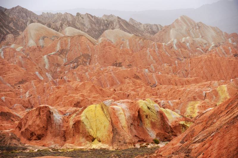 甘肃张掖七彩丹霞地貌图片