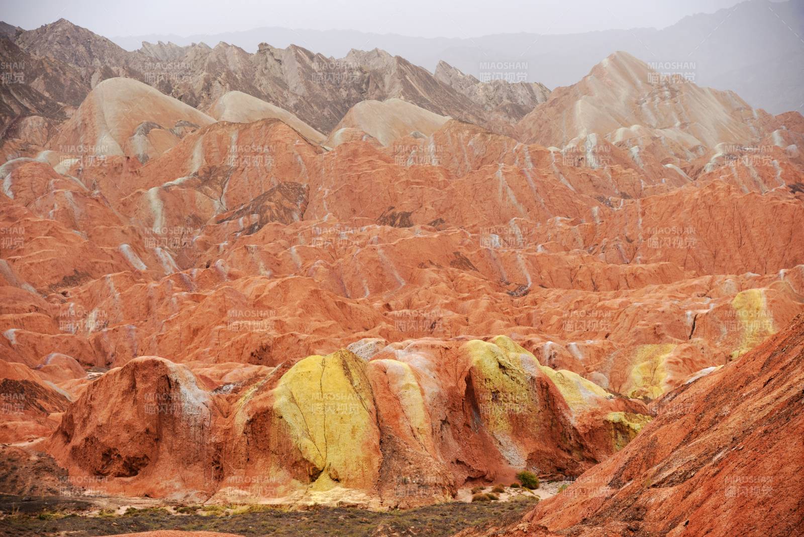 甘肃张掖七彩丹霞地貌图片