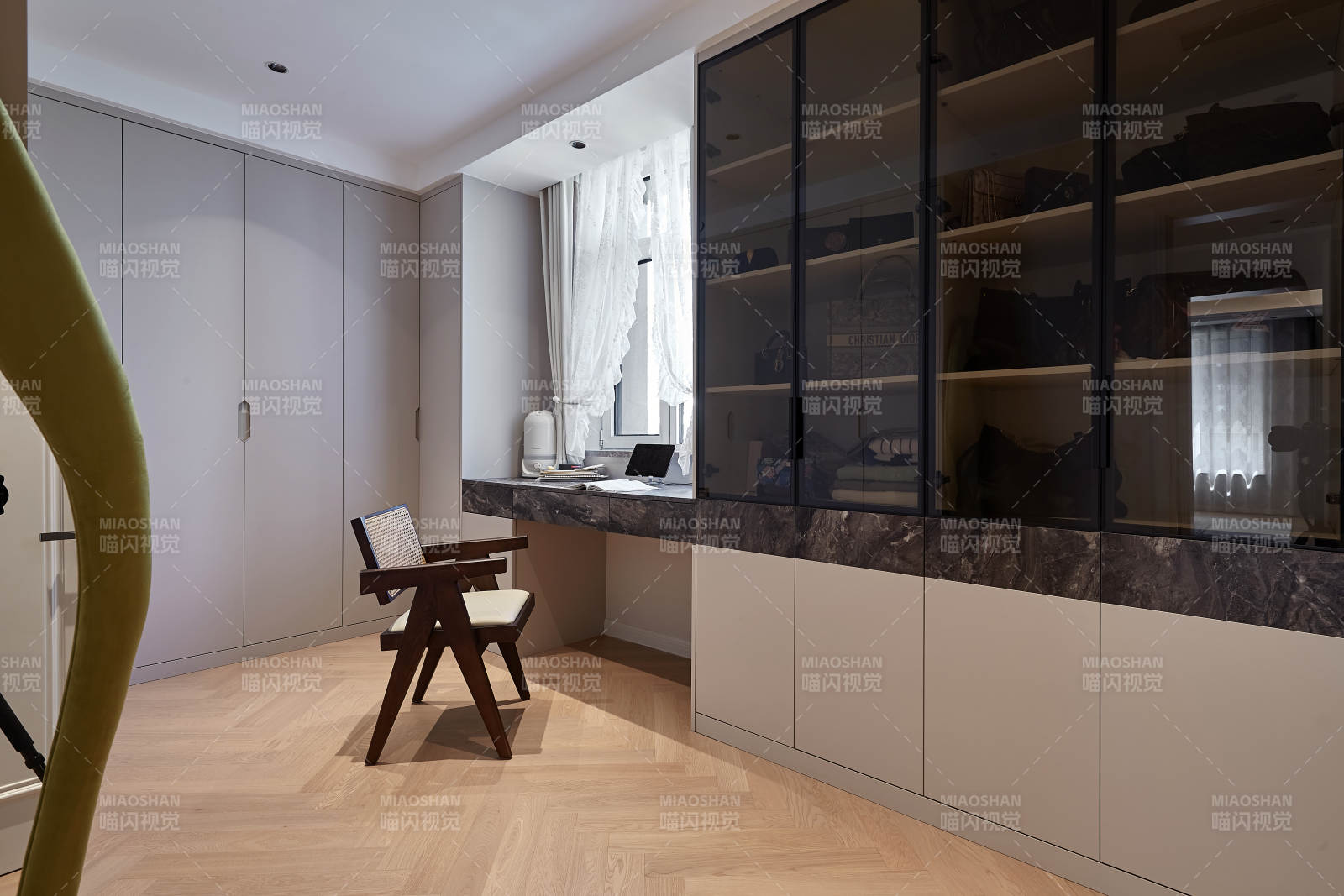 现代简约书房设计图片