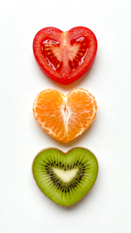 爱心水果拼盘图片
