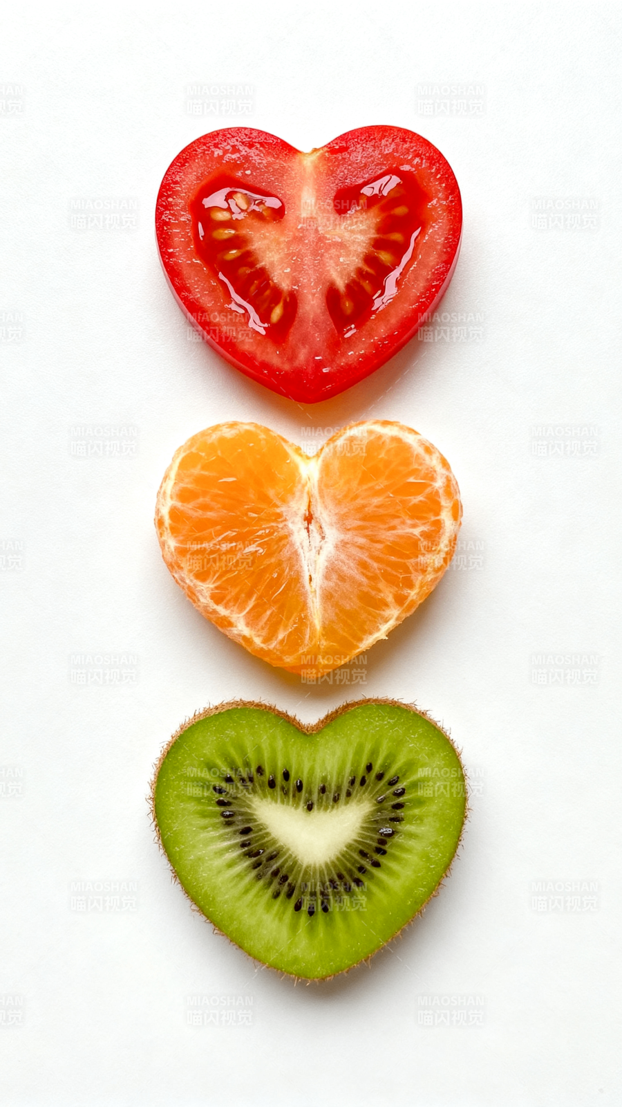 爱心水果拼盘图片