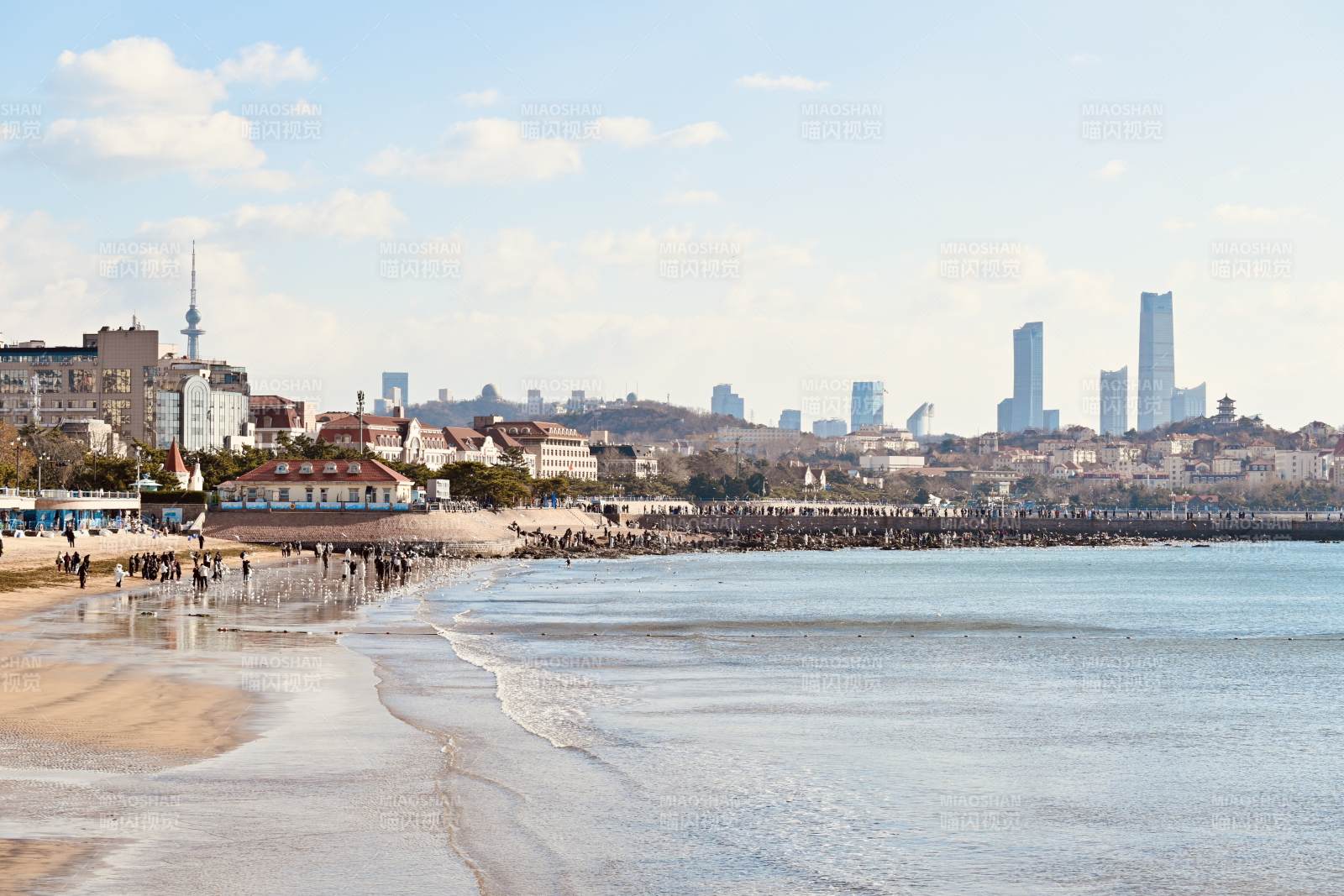 海滨城市风光图片