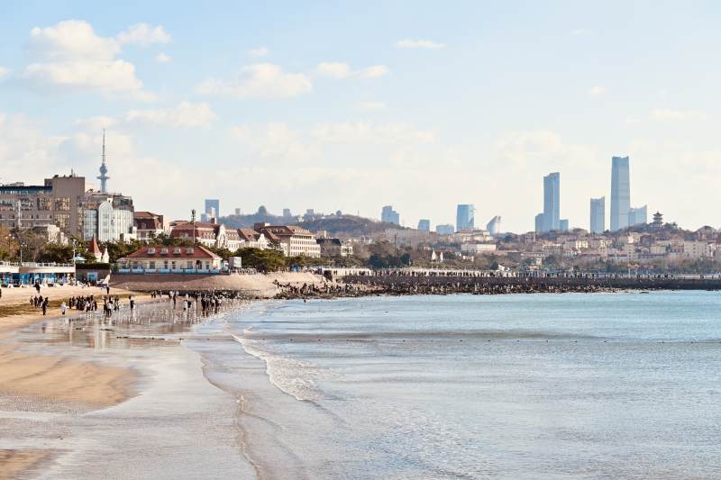 海滨城市风光图片