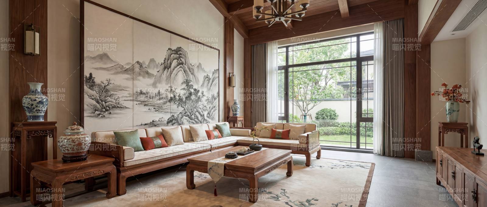 中式雅居客厅图片