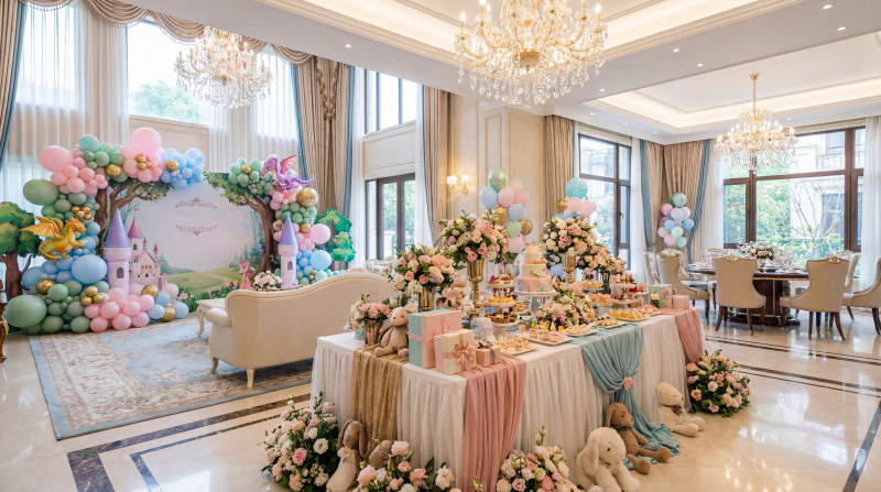 梦幻生日派对现场图片