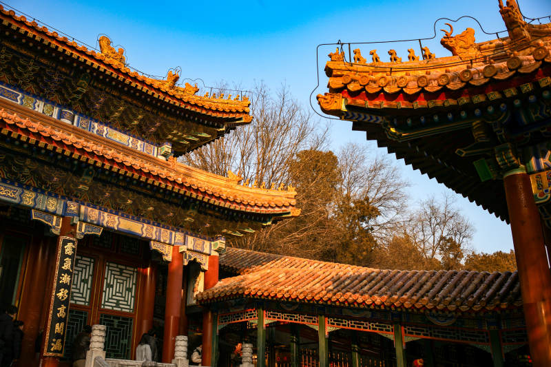 颐和园古建筑风光图片