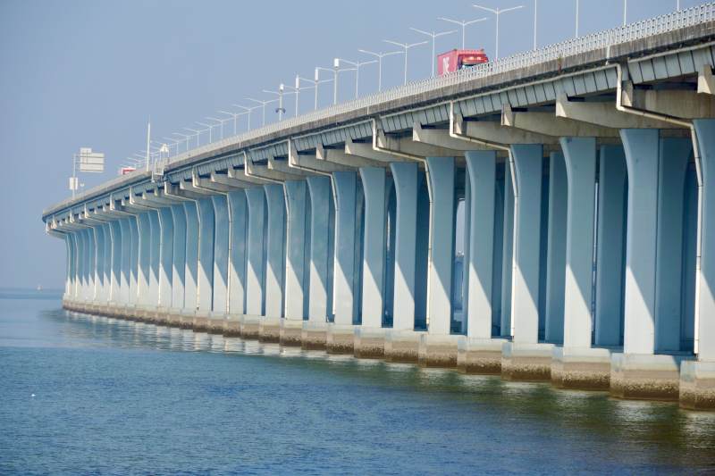 跨海大桥风光图片