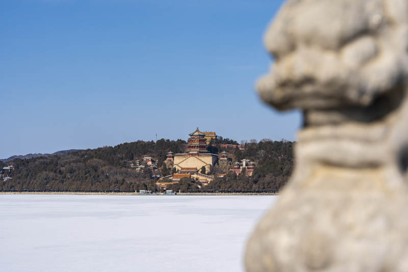 冬日颐和园雪景图片