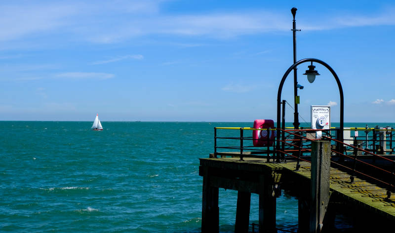 英国古老码头风光图片