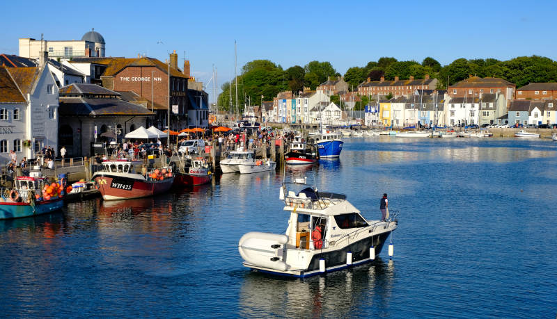 英国韦茅斯港口风光图片