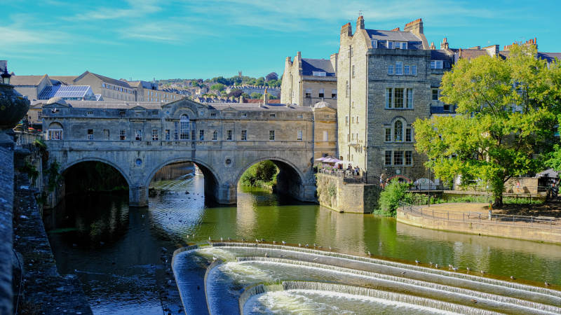 英国巴斯城市风光图片