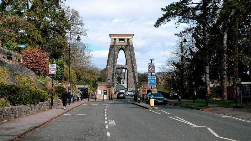 布里斯托悬索桥风光图片