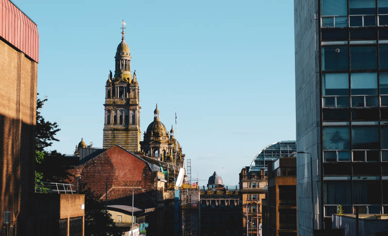 英国格拉斯哥城市风光图片