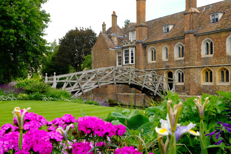 剑桥数学桥花园图片