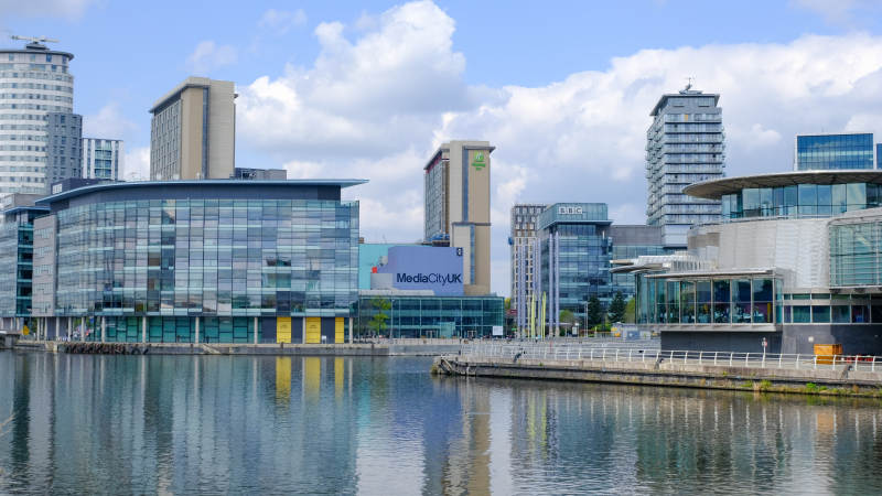 英国曼彻斯特BBC总部图片