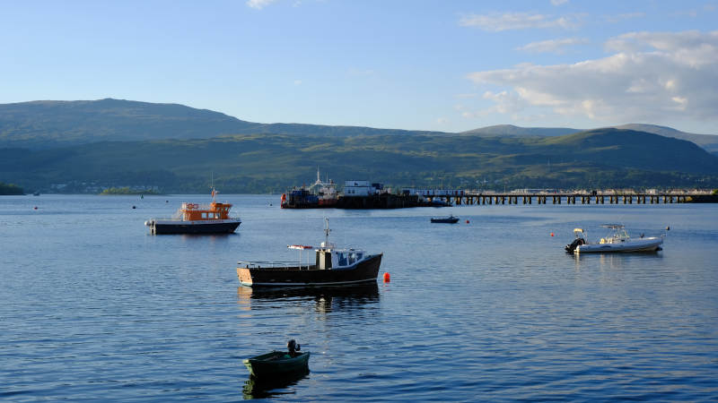 苏格兰海湾风光图片