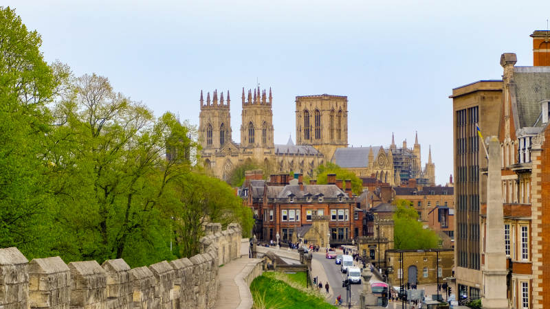 英国约克古城风光图片