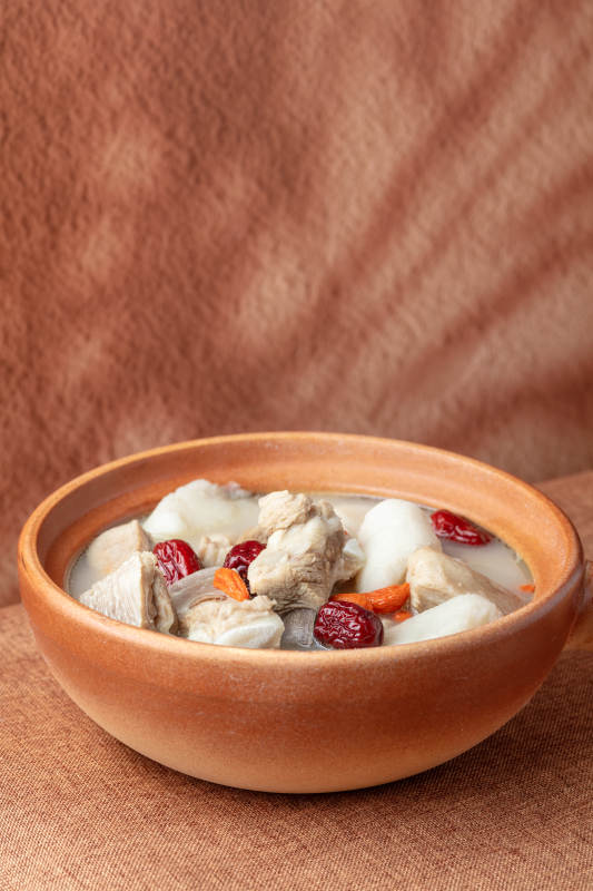 山药羊排汤图片