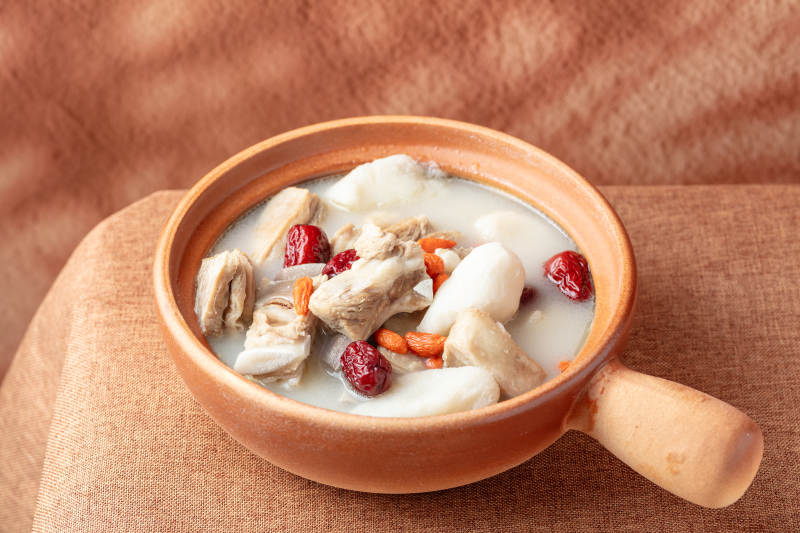 山药羊排汤图片