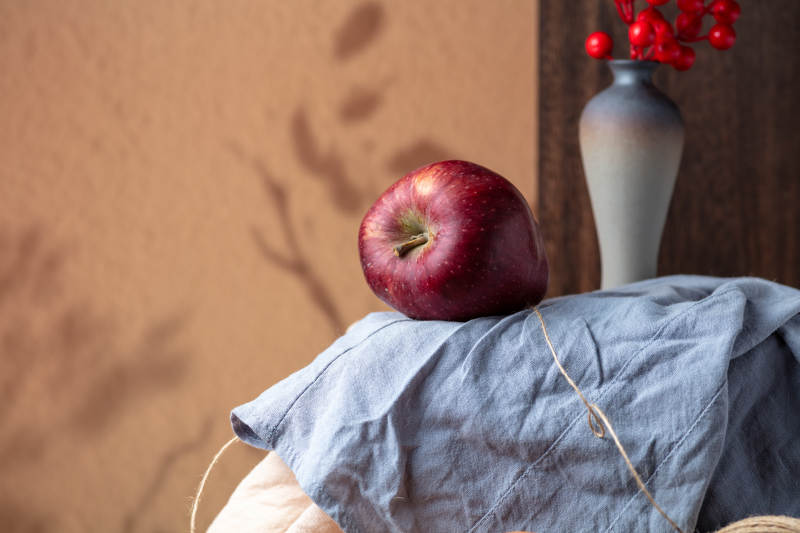 红苹果静物图图片