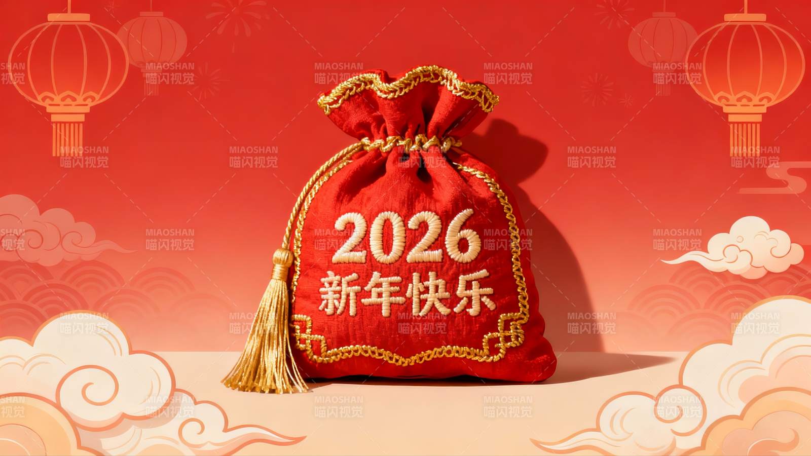 红色新年红包寓意吉祥图片