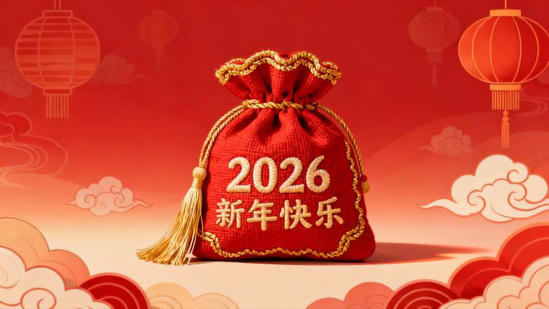 红色新年红包寓意吉祥图片