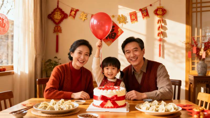 家庭欢聚庆团圆图片