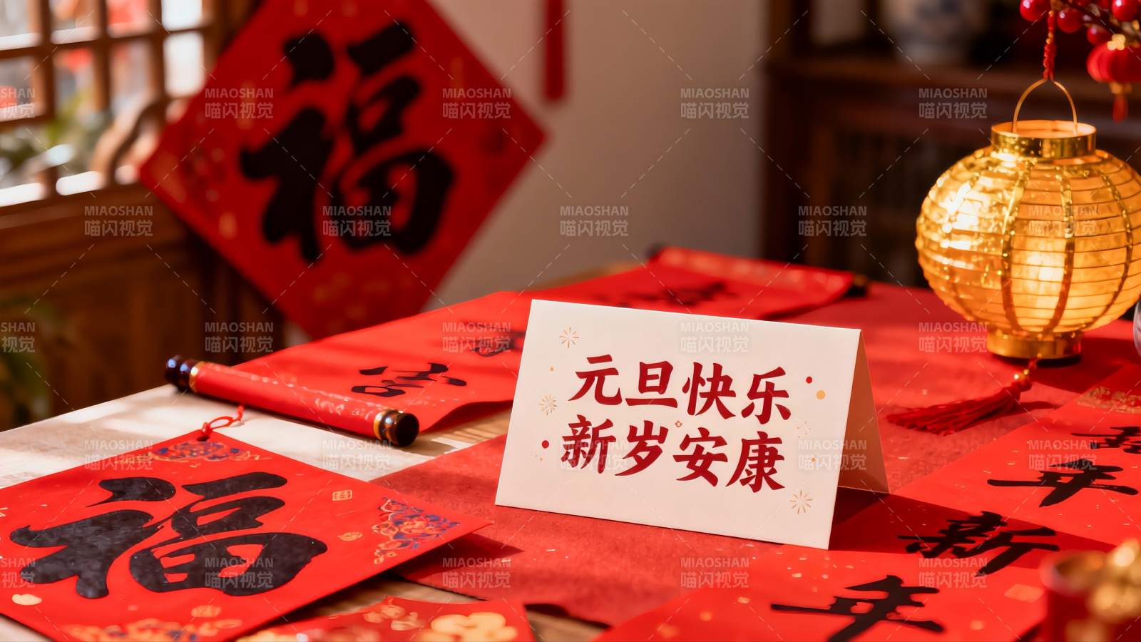 新年装饰摆件节日氛围浓厚图片