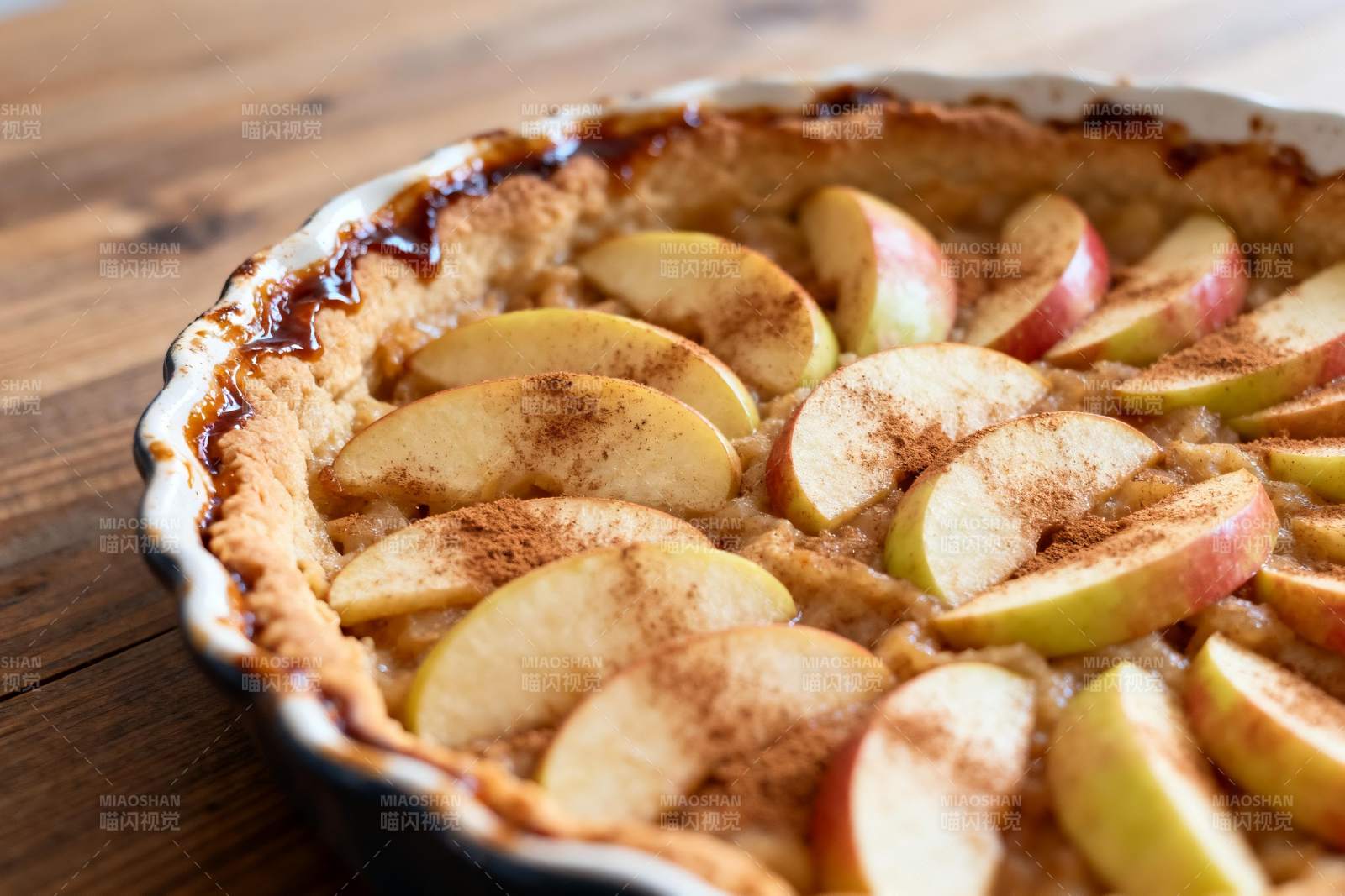 苹果派特写诱人美味图片