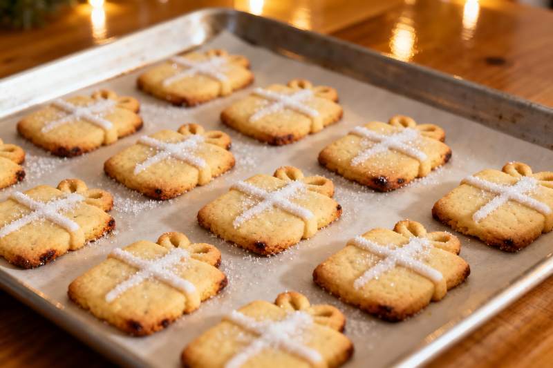 圣诞主题饼干摆盘图片