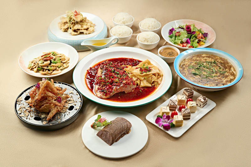 酒店饭店商务四人套餐组合图片