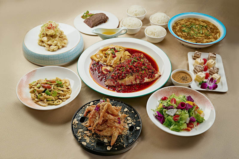 酒店饭店商务四人套餐组合图片