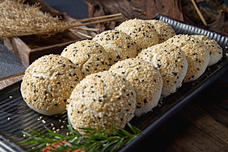 港式茶餐芝麻脆皮萝卜酥饼图片