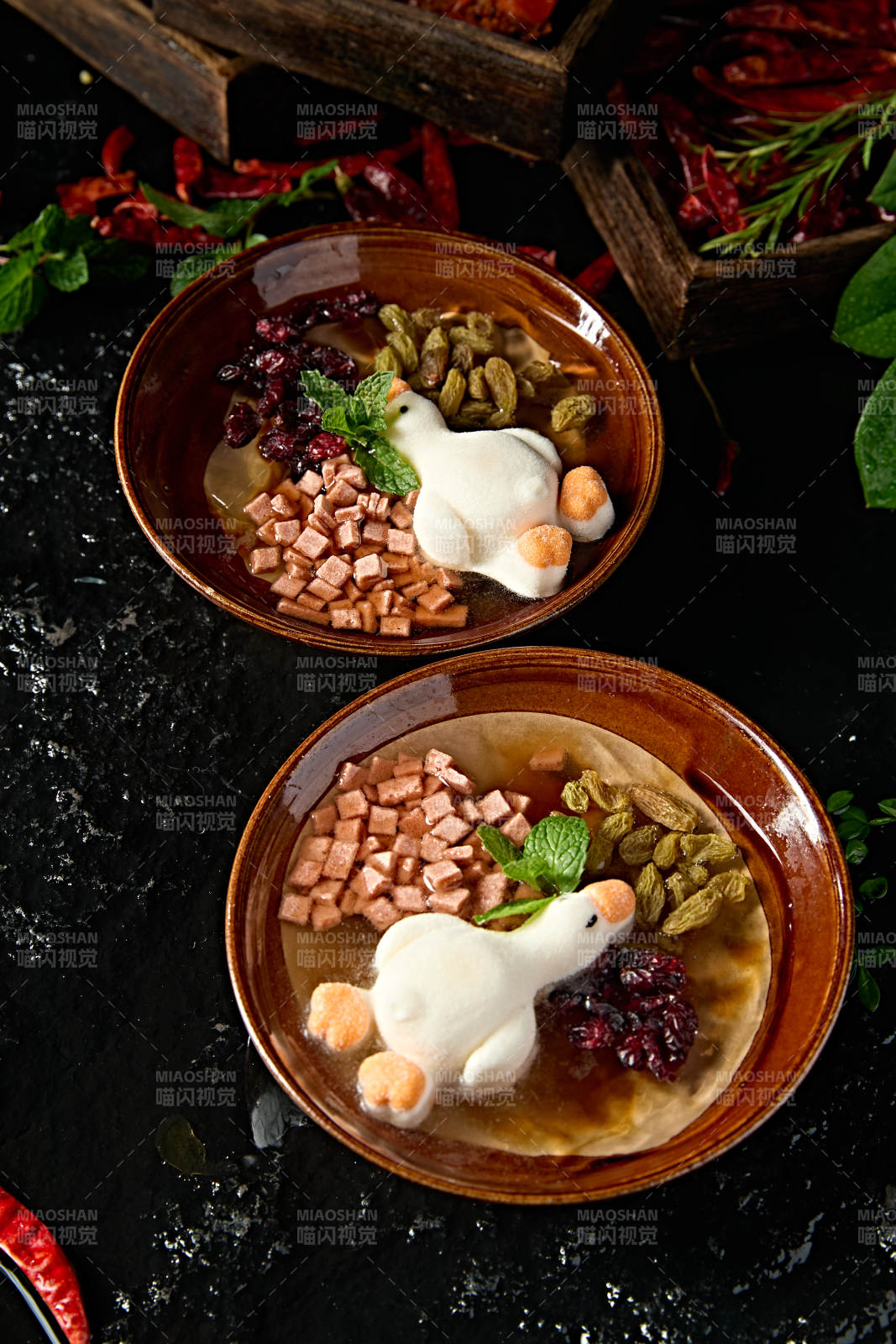 川渝美食手搓什锦冰粉图片