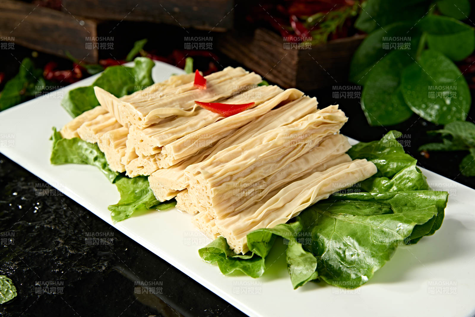 美味火锅食材腐竹段图片