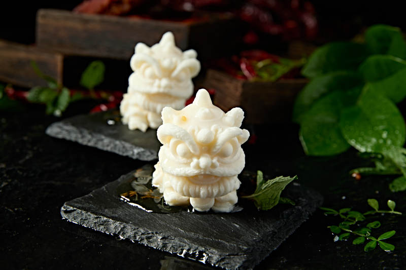 麒麟形态美食摇摇奶冻图片