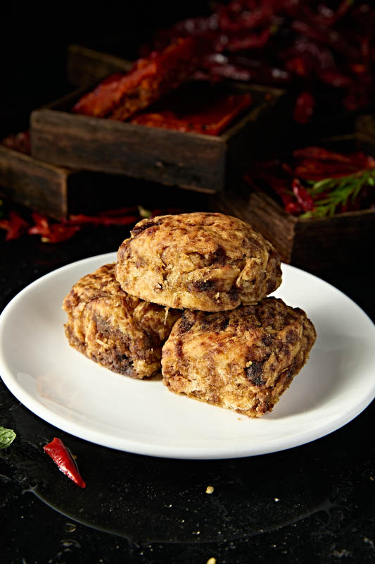 芝麻红糖棋子烧饼图片