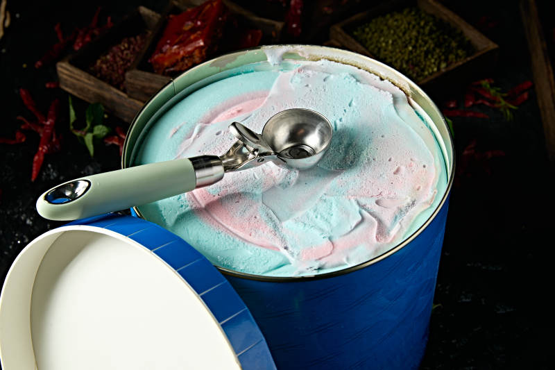 桶装餐饮饭点使用冰淇淋图片