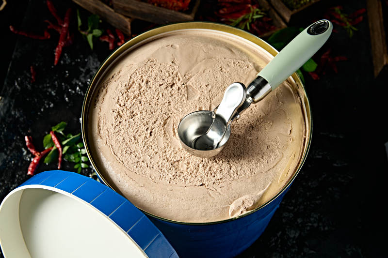 桶装餐饮饭点使用冰淇淋图片