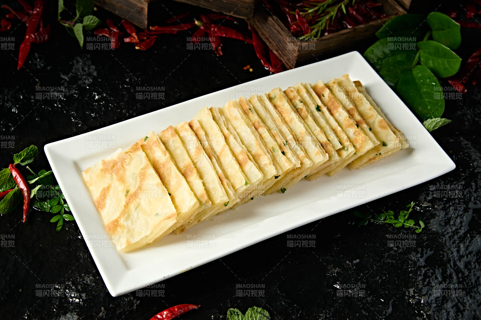 美味主食手工家常烙饼图片